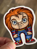 Chucky Halloween Dental Sticker