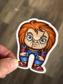 Chucky Halloween Dental Sticker