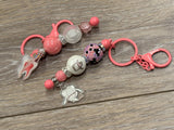 Mrs Flossy Dental Keychain, Tooth Keychain, Teeth Keychain, Dental Hygiene Keychain, Dental Gifts, Dental Assistant, Dental Hygiene Gift