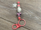 Mrs Flossy Dental Keychain, Tooth Keychain, Teeth Keychain, Dental Hygiene Keychain, Dental Gifts, Dental Assistant, Dental Hygiene Gift