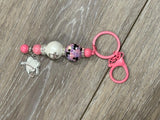 Mrs Flossy Dental Keychain, Tooth Keychain, Teeth Keychain, Dental Hygiene Keychain, Dental Gifts, Dental Assistant, Dental Hygiene Gift