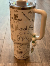 Dental Tumbler Charm, Tooth Cup Handle Charms, Teeth Handle Cup Charm, Tooth Cup Accessories for handle, Dental Tumbler Charm, Tooth Charm
