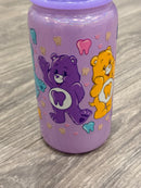 Bear Colorful Teeth Glass