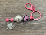 Mrs Flossy Dental Keychain, Tooth Keychain, Teeth Keychain, Dental Hygiene Keychain, Dental Gifts, Dental Assistant, Dental Hygiene Gift