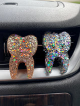 Silver and Gold Teeth Freshies, Tooth Freshener, Dental Freshie, Dental Gift, Tooth Car Freshener, Dental Car Fresheners