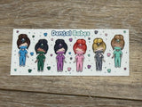Dental Babe Tooth Sticker, Dental Cat Student, Hygienist Sticker, Teeth Sticker, Dentistry Sticker, Dentist Gift, RDH Gift, Dental Sticker