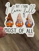 Thanksgiving Gnome Sticker, Happy Fall Sticker, Dental Assistant Sticker, dentistry sticker, RDH sticker, tooth sticker