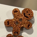 Gingerbread Men Dental Earrings