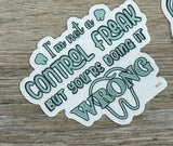No One Cares Dental Sticker, I May Be Wrong, Dental HYGIENIST, Dentist Car Stickers, Dental Gifts, Tumbler Stickers, Dental Stickers