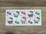 Kitty Tooth Sticker, Dental Cat Student, Hygienist Sticker, Teeth Sticker, Dentistry Sticker, Dentist Gift, RDH Gift, Dental Sticker