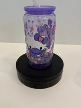 Dental Kitty Iced Coffee Tumbler, Hygienist Cup, Gift for Dental Assistant, Fun Drinkware, Pediatric Teeth, Tooth Cat, Hello Dental