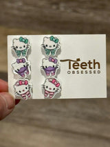 Dental Earrings, Kitty Tooth Earrings, Dental Hygiene Gift, Teeth Earrings, Sweet Tooth, Fairy Dental Gift, Dental Assistant Teeth