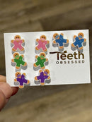 Gingerbread Dental Earrings