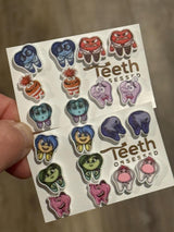 Quirky Dentist Earrings, Teeth Obsessed Funny Stud Earrings, Dental Jewelry, Sparkly Tooth Earrings, Dental Hygiene Gift