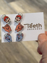 Dental Earrings, Dental Assistant, Pedo Assistant, Dental Hygienist, Teeth Earrings, Tooth Earrings, Dental Gift, Dental Hygiene