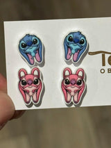 Teeth Earrings, Tooth Earrings, Dental Earrings, Teeth Jewelry, Pedo Teeth, Glitter Tooth Earrings
