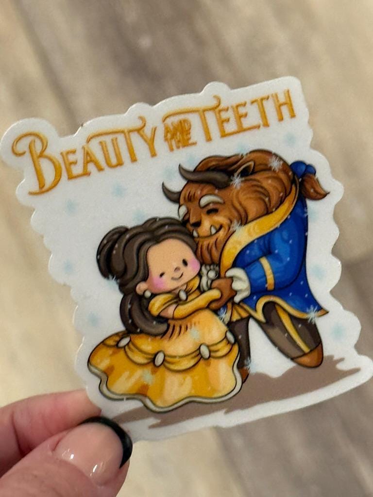 Lion Tooth Sticker, Dental Assistant Sticker, Dental Assisting Sticker, Dental Hygiene Sticker, Dental Hygienist Sticker