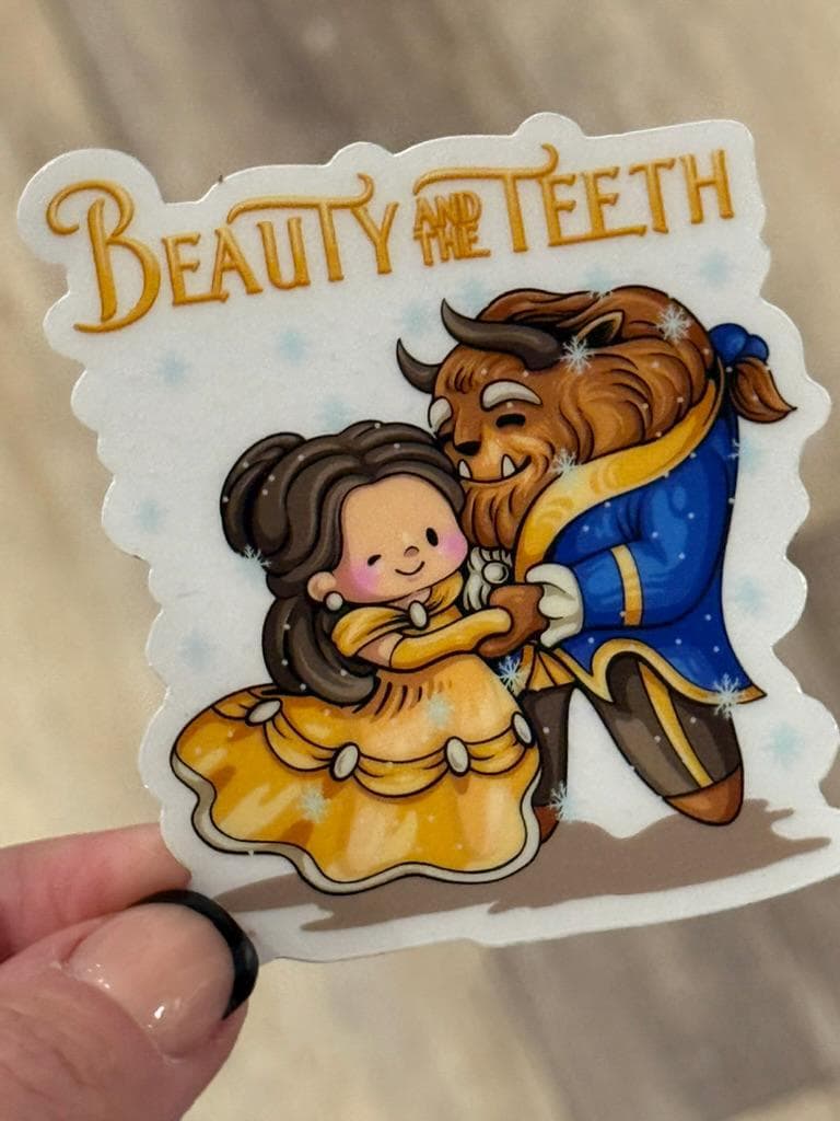 Lion Tooth Sticker, Dental Assistant Sticker, Dental Assisting Sticker, Dental Hygiene Sticker, Dental Hygienist Sticker