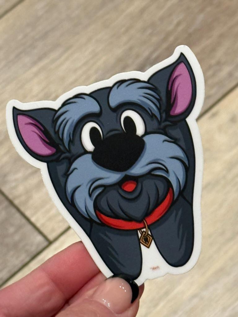 Lady Dog Tooth Sticker