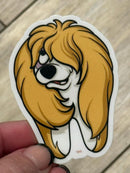 Lady Dog Tooth Sticker