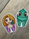 Rapunzeltooth, Pascal Tooth Sticker, Dental Assistant Sticker, Dental Assisting Sticker, Dental Hygiene Sticker, Dental Hygienist Sticker