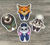 Zoo Tooth Animal Sticker, Dental Assistant Sticker, Dental Assisting Sticker, Dental Hygiene Sticker, Dental Hygienist Sticker