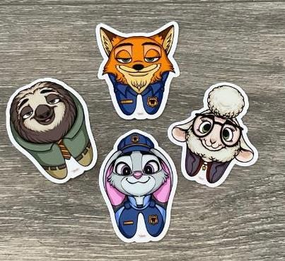 Zoo Tooth Animal Sticker, Dental Assistant Sticker, Dental Assisting Sticker, Dental Hygiene Sticker, Dental Hygienist Sticker