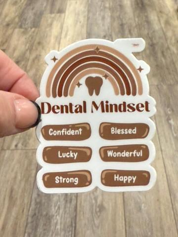 Dental Mindset Sticker, Tooth Sticker, Dental HYGIENIST, Teeth Stickers, Dental Gifts, Tumbler Stickers, RDH Sticker, Dental Gift