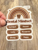 Dental Mindset Sticker, Tooth Sticker, Dental HYGIENIST, Teeth Stickers, Dental Gifts, Tumbler Stickers, RDH Sticker, Dental Gift