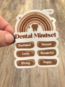 Dental Mindset Sticker, Tooth Sticker, Dental HYGIENIST, Teeth Stickers, Dental Gifts, Tumbler Stickers, RDH Sticker, Dental Gift