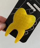 Yellow Tooth Phone Grip, Dental Grip, Tooth Phone Holder, Dental Phone Grip, Toothy Phone, Dental Hygiene Gift, Dental Assistant, Hygienist