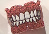 Glitter Pink Denture Earrings
