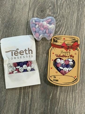 Dental Valentine Candy, Teeth Candy, Candy Tooth, Dental Hygiene Gift, Dental Assistant Gift, Valentines Candy, Tooth Candy, Dental Candies