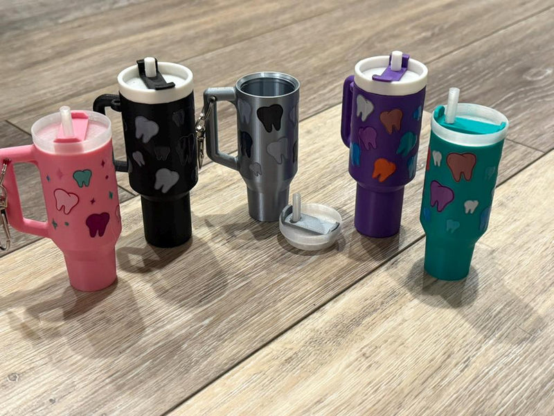 Tooth Tumbler Keychain