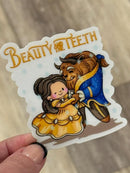 Lion Tooth Sticker, Dental Assistant Sticker, Dental Assisting Sticker, Dental Hygiene Sticker, Dental Hygienist Sticker