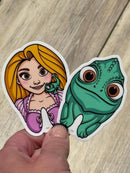 Rapunzeltooth, Pascal Tooth Sticker, Dental Assistant Sticker, Dental Assisting Sticker, Dental Hygiene Sticker, Dental Hygienist Sticker