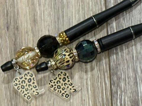 Leopard Tooth Bubble Pen, Dental Assistant, RDH, Dental Student Gift, Hygienist Gift, Assistant Gift, Dental Stickers