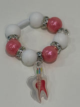 Dental Themed Cup Charm // Beaded Cup Charm // Water Cup Handle Charm // Cup Accessory // Listing 1 of 2 // Ready to Ship L217 11/24