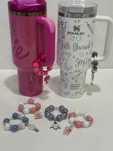Dental Themed Cup Charm // Beaded Cup Charm // Water Cup Handle Charm // Cup Accessory // Listing 1 of 2 // Ready to Ship L217 11/24