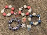 Dental Themed Cup Charm // Beaded Cup Charm // Water Cup Handle Charm // Cup Accessory // Listing 1 of 2 // Ready to Ship L217 11/24