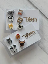 Dental Earrings, Molar Earrings, Dental Earrings, Tooth Earrings, Glass Tooth Earrings, Glitter Tooth Earring, Teeth Earrings