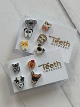 Dental Earrings, Molar Earrings, Dental Earrings, Tooth Earrings, Glass Tooth Earrings, Glitter Tooth Earring, Teeth Earrings