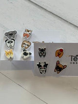 Dental Earrings, Molar Earrings, Dental Earrings, Tooth Earrings, Glass Tooth Earrings, Glitter Tooth Earring, Teeth Earrings