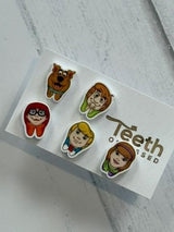 Scooby Tooth Earrings, Teeth Earrings, Molar Earrings, Dental Earrings, Tooth Earrings, Glass Tooth Earrings ,Dental Gift