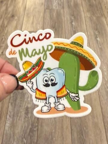 Dental Sticker, Cinco de Mayo Tooth, Taco Teeth, Dental HYGIENIST, Dentist Stickers, Dental Gifts, Tumbler Stickers, Dental Stickers