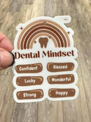 Dental Mindset Sticker, Tooth Sticker, Dental HYGIENIST, Teeth Stickers, Dental Gifts, Tumbler Stickers, RDH Sticker, Dental Gift