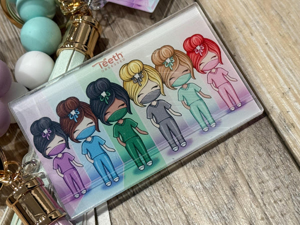Dental Team Keychain, Dental Assistant Keychain, Dental Hygienist Keychain, Dental Gifts, Dental Hygiene Gift