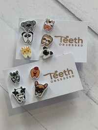 Dental Earrings, Teeth Earrings, Tooth Earrings, Glitter Tooth Earrings, Dental Hygiene Gift Dental Assistant, Dental Graduation