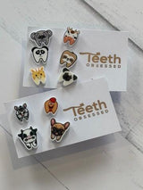 Farm Animal Tooth Earrings, Tooth Earrings, Teeth Earrings, Dental Gift, Dental Assistant, Dental Hygiene, Dental Hygienist