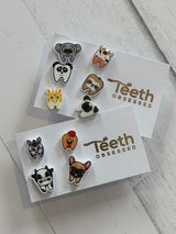 Farm Animal Tooth Earrings, Tooth Earrings, Teeth Earrings, Dental Gift, Dental Assistant, Dental Hygiene, Dental Hygienist